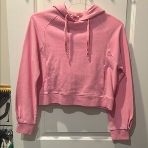 All In Motion Pink Cropped Hoodie